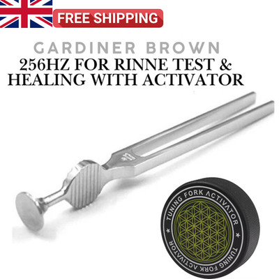 Medical Gardiner Brown Stimmgabel 256hz l Heilspinnen Test mit Aktivator