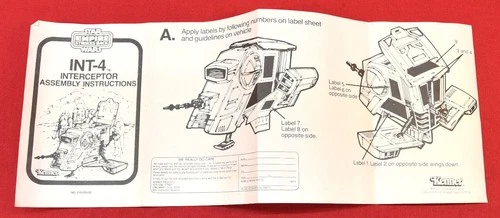 Vintage Kenner 1982 Interceptor INT-4 Instruction Manual 403