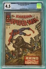 AMAZING SPIDER-MAN #43 CGC 4.5 OW/W | 1st Full MJ Watson; 3rd app Rhino & Origin
