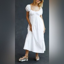 NEW Faithfull Squareneck Midi Dress XS
