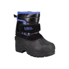 Totes Toddler Cody Winter Boot Thermolite Black Blue Size 5T