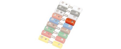 BRAWA 3046 Female Connector Orange Color Mm 2.5 (Pack Of 10 Pieces)