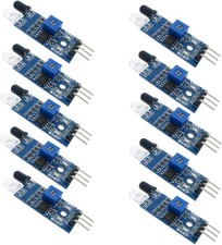 10pcs Infrared IR Obstacle Avoidance Sensor Module 3 Wire Reflective
