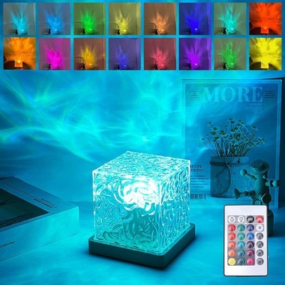 Northern Lights Projector & Ocean Wave Lamp - 16 Color Aurora Light with Remo...