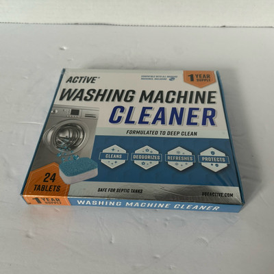 Active Washing Machine Cleaner 24 Pack Descaler 1 Year Supply Kit Safe Eco