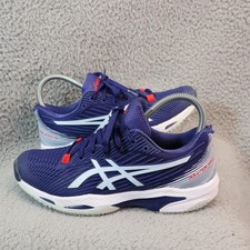 ASICS Women sz 7 Solution Speed FF 2 Tennis Blue Soft Sky