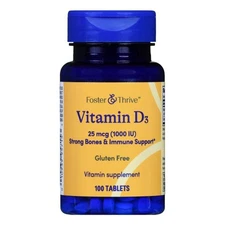 Vitamin D3 100 tabs 25 Mcg by Foster And Thrive