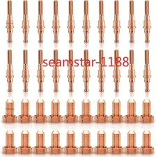 40pc Plasma Electrode 9-8215 Tip 9-8212 100A for Thermal Dynamics SL60/100 Torch