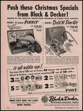 1955 Black & Decker Co Electric Tools Towson MD Fixkit DrilliN Saw Kits Print Ad