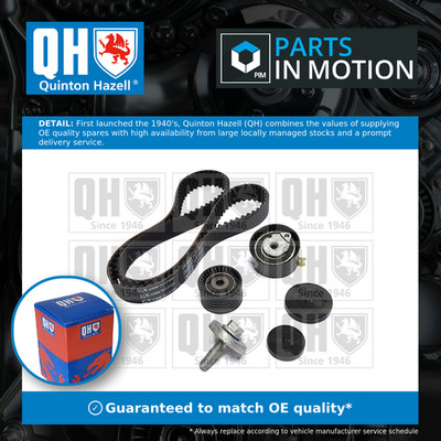 Timing Belt Kit QBK247 Quinton Hazell Set 130C17529R 1680600Q0L 7700107150 New