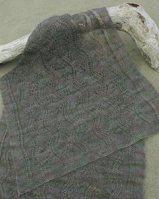 Fiber Trends Knitting Pattern AC-50 Baltic Sea Stole - Image 1 of 2