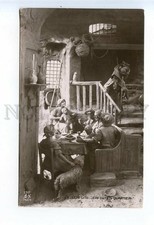 523767 MASTROIANNI Family & SANTA CLAUS New Year Vintage postcard NOYER #132