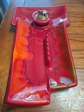Mid century modern  Ashtray With Butane Lighter California Pottery M736 USA