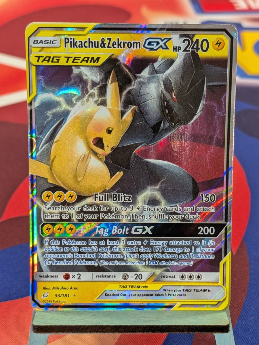 Pikachu & Zekrom GX Pokémon TCG Cards for sale | eBay
