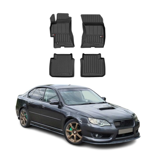 Omac Gummi FußMatten FüR Subaru Legacy 2003-2009 Premium TPE Automatten 4Tlg-image