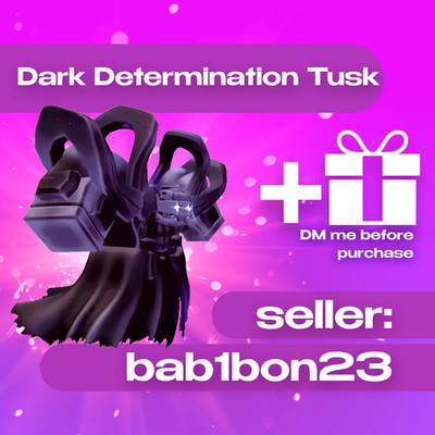 Roblox - YBA / Your Bizarre Adventure -  Dark Determination Tusk