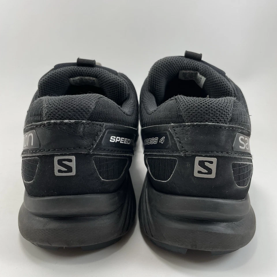 Salomon Speedcross 4 Zapatos para Correr Para Hombre Talla 10.5 Trail Triple Negro Atlético Foto 4 de 4