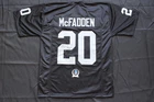 DARREN McFADDEN OAKLAND RAIDERS SIGNED FOOTBALL JERSEY Arkansas Razorbacks BAS