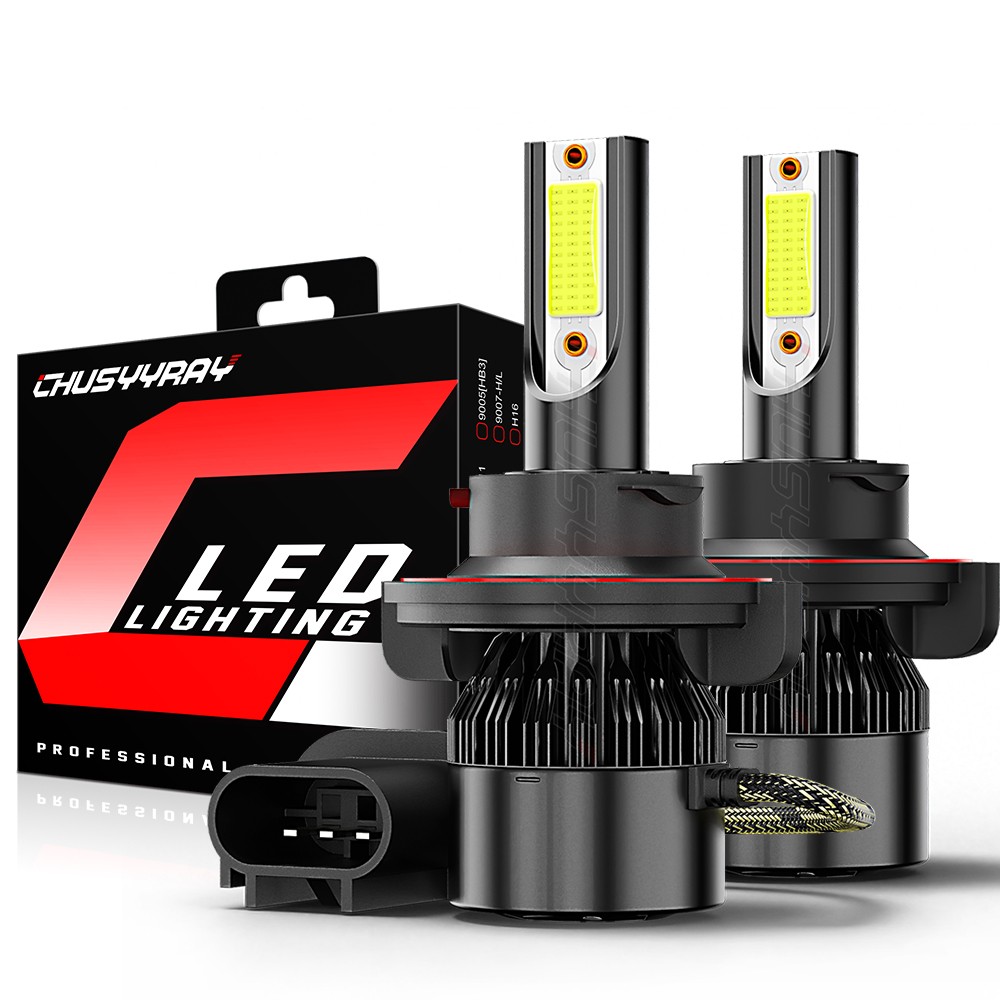 2pc H13 9008 LED Headlight Bulbs 6000k For Nissan NV1500 NV2500