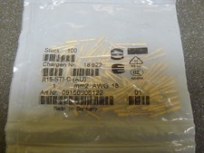 HARTING LOT OF 100 R15-STI-C PIN 1 MM2 AWG 18 NEW
