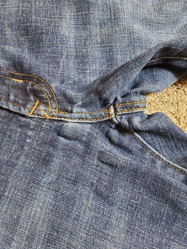 American Eagle Jeans Mens 29x34 Blue Dark Next Level Flex Slim Fit Straight - Picture 9 of 9
