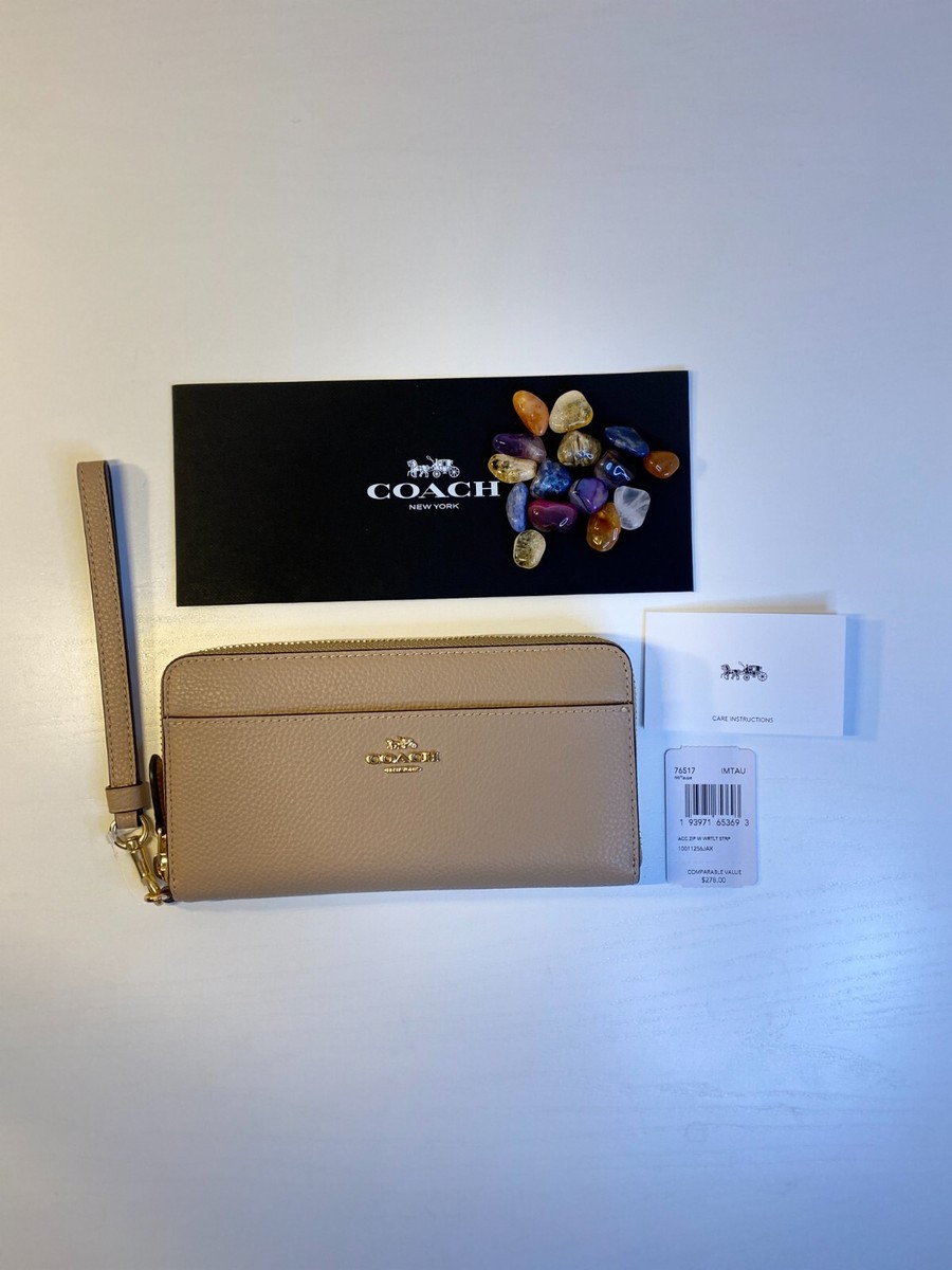 Ziparound Accordion Coach 58059 NWT Hard To Find Color Coach