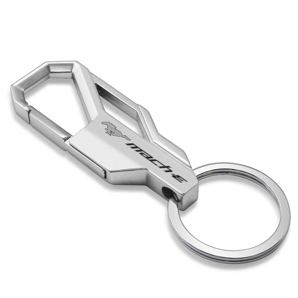 Ford Mustang MachE Carbon Fiber Keychain