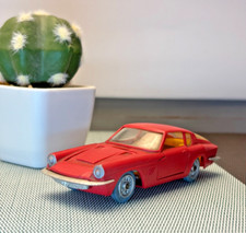 Vintage rare red Soviet plastic toy car, manufactured in the USSR. Very good co