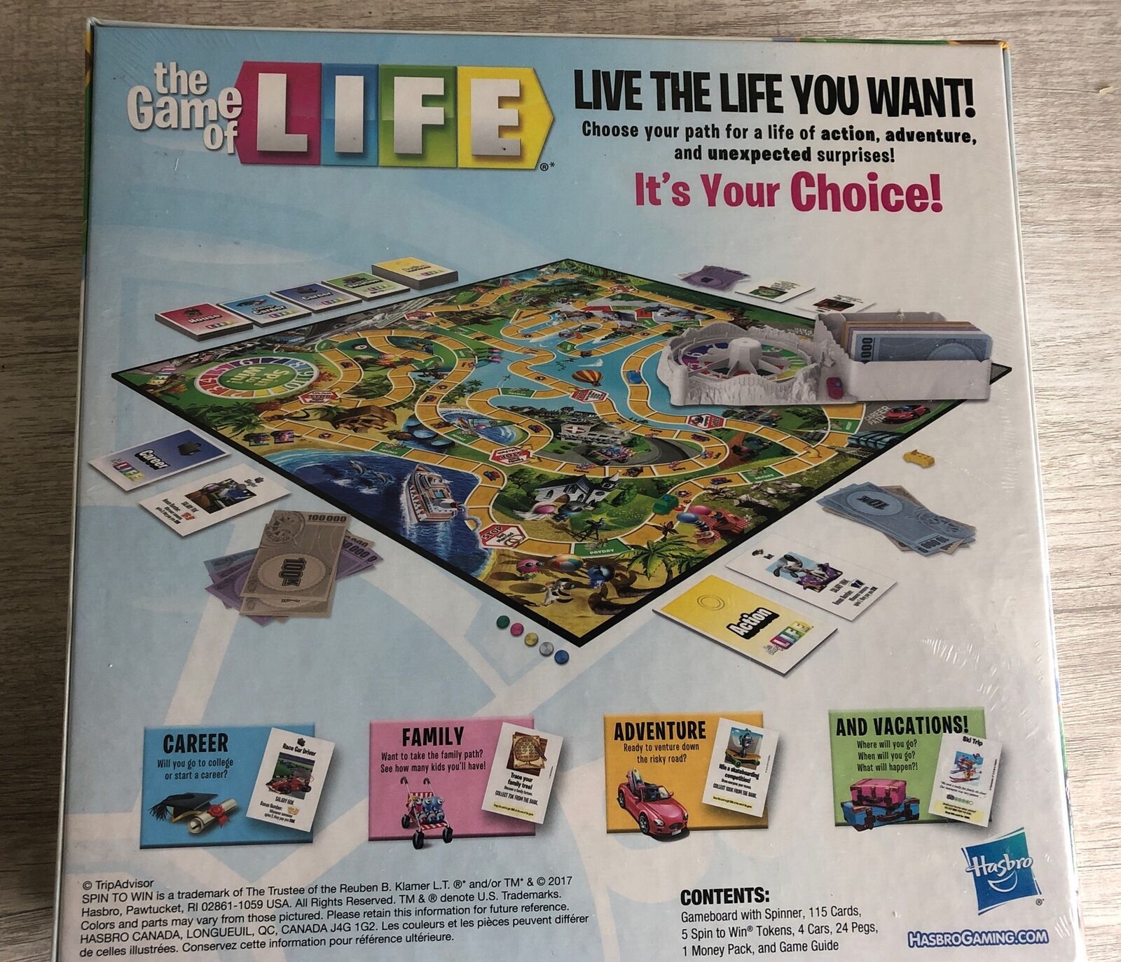 HASBRO GAMING The Game of Life Board Game for Families and Kids Ages 9 and  Up, Game for 2-4 Players Strategy & War Games Board Game - The Game of Life  Board