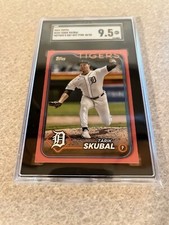 2024 Topps Series 1 Tarik Skubal # 294 Detroit Tigers Pink Mother's Day 48/50