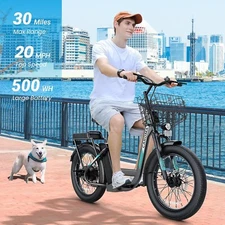 Caroma Peak 1200W Electric Scooter with Seat Adults Electric bike for Commuting