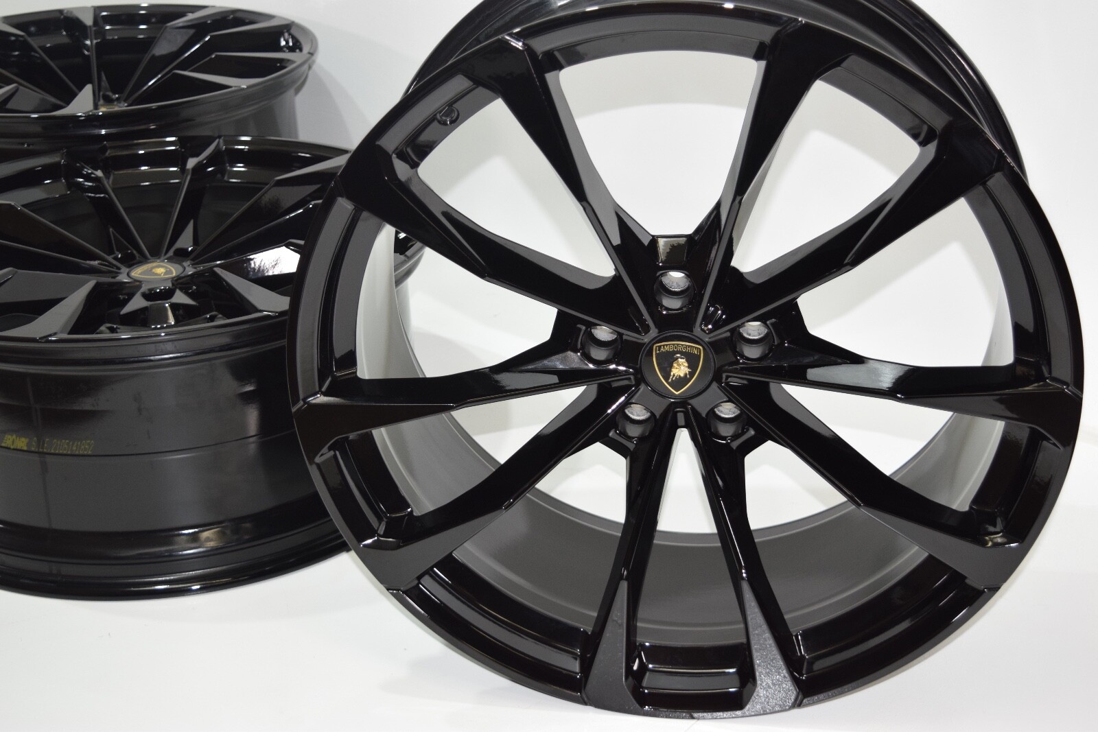 23" LAMBORGHINI URUS Factory OEM AUTHENTIC BLACK WHEELS RIMS rims 23 inch