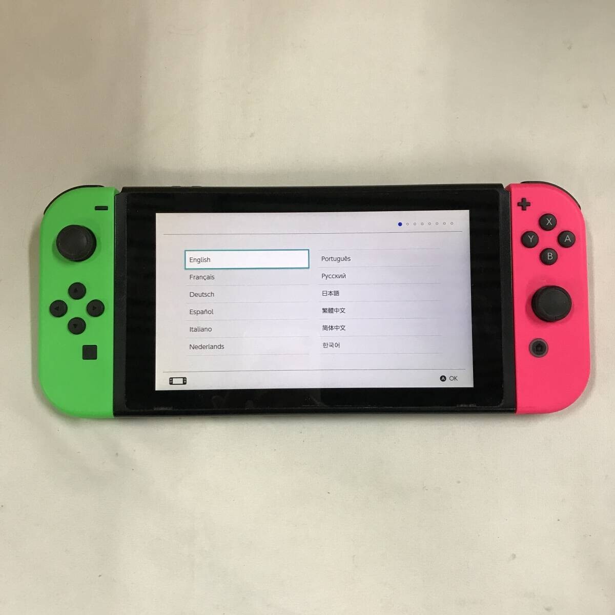 Nintendo Switch Console System Splatoon 2 Neon Pink/Neon Nintendo Switch Console System Splatoon 2 Neon Pink/Neon