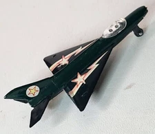 Cragstan Mig 21 Russian USSR Soviet Diecast Fighter Jet Vintage