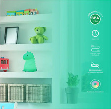 Globe 13099 Tommy Dinosaur Multi-Color Changing Integrated LED Night Light
