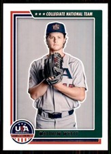 2022 Panini USA Stars & Stripes Matthew Wyatt Rookie #42 Baseball (2021)