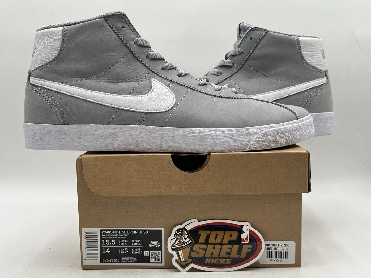 Nike SB Bruin High (Mens Size 11) Shoes DV5472 001 Wolf Grey NIKE SB WOMENS BRUIN HI  main image 3