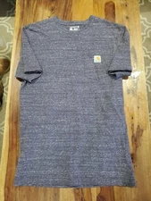 Carhartt K87 Crew Neck T-shirt Men's Small Loose Fit Heavy Cotton Blend Fabric