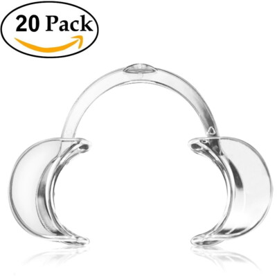 20pcs C-Shape Teeth Whitening Intraoral Cheek Lip Retractor Mouth Opener Middle
