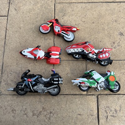 Lot 5 Power Rangers Motorcycles Vehicles Lot Spd | eBay