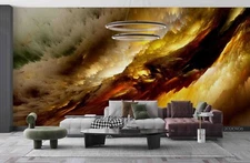 3D Texture Abstract Art Pattern Self-adhesive Removeable Wallpaper Wall Mural1
