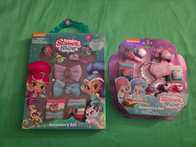 Shimmer & Shine Girls 18pc & 14pc Hair Accessory Sets New Fashion Gift Lot of 2