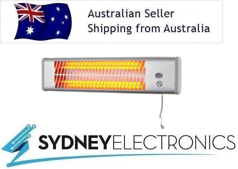 Heller 1200W Wall Mountable Electric Strip Heater Water Resistant Indoor  Heating | eBay