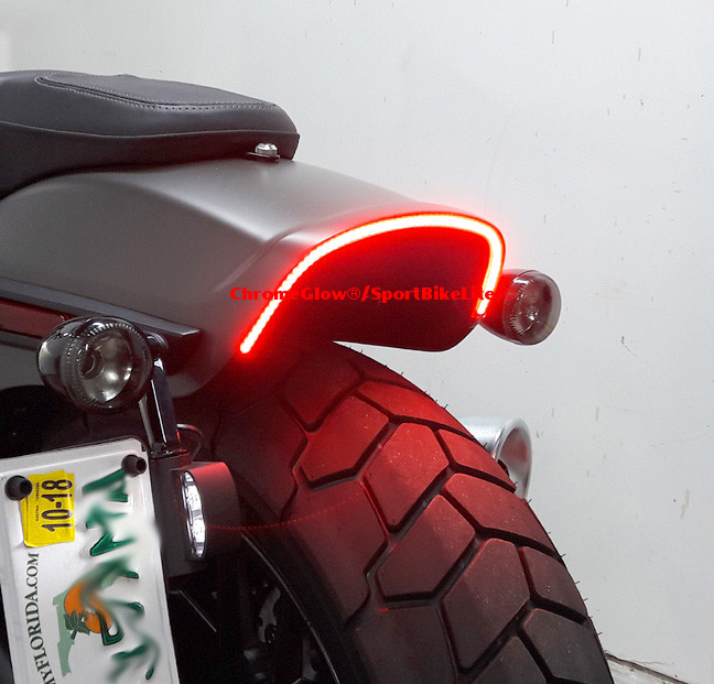 H-D Fat Bob 2018 and up Under-the-Fender LED Taillight and Turn