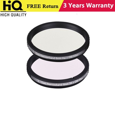 New ASKAR Colour Magic D1(Ha+OIII) + D2(SII+OIII) 6nm 2'' Dual Telescope Filter