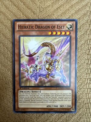 Hieratic Dragon Of Eset GAOV-EN020 Yu-Gi-Oh! Light Play Unlimited 