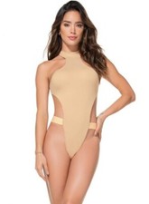 Woman's Beige Bodysuit