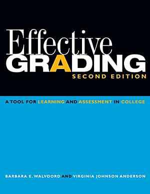 Effective Grading: A Tool for - Paperback, by Walvoord Barbara E.; - Acceptable