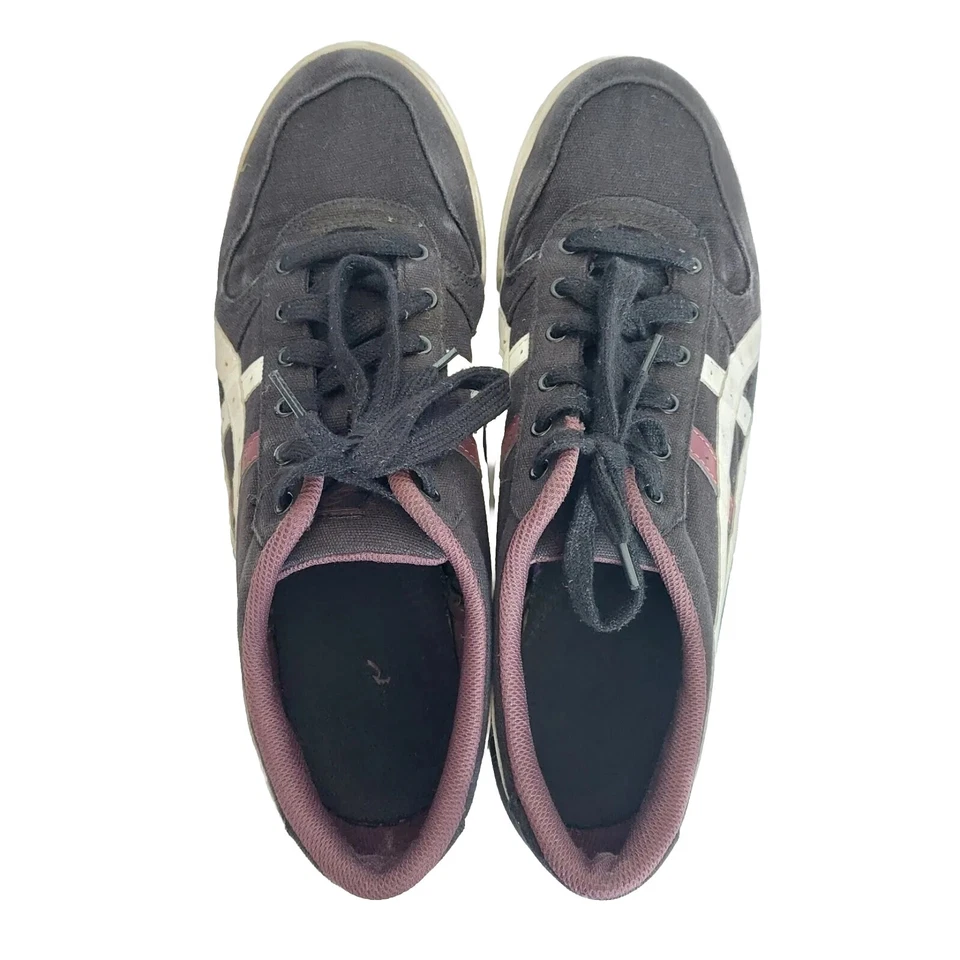 Asics Aaron CV Onyx H016Q 9101 schwarz weiß & lila Turnschuhe Herren Schuhe Größe 12 - Bild 3 von 4