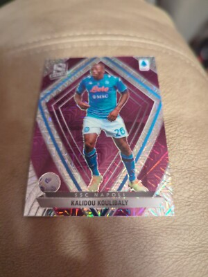 2020-21 Panini Chronicles Spectra Serie A Purple Mojo Prizm Kalidou Koulibaly #6